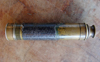 Pocket Size Antique Civil War Era Three-draw Telescope