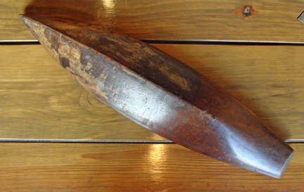 Antique Mahogany Pond Boat Hull