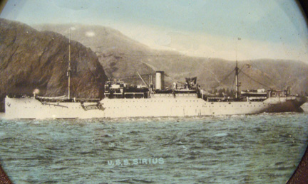 U.S. Navy Ship's Commemorative Naval Transport S.S. SIRIUS 1919