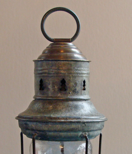 Rare Anchor Lantern Manufactured by Persky & Co, New York