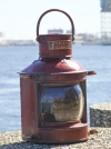 Stern Light, Overtaking, Painted Tin Lantern