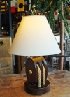 Wood block Table Lamp