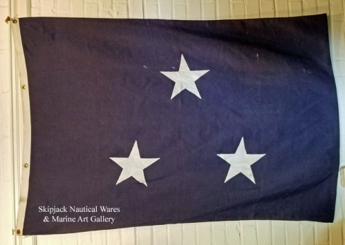RARE: U.S. Navy Vice Admiral Flag, WWII
