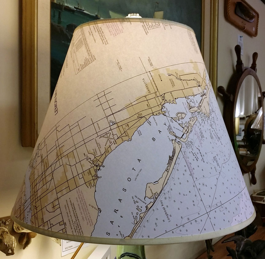 Nautical Chart Lamp Shades