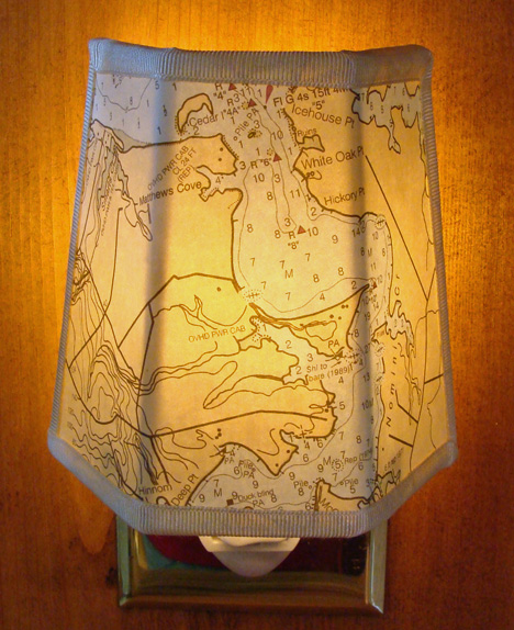 Nautical Chart Nightlight