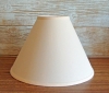 14 Inch Off-White Linen Lamp Shade