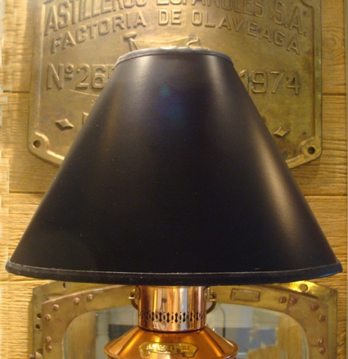 14 Inch Black Parchment Lamp Shade