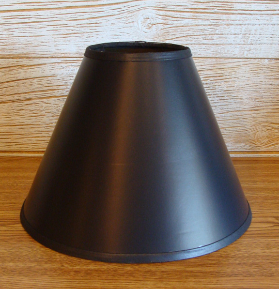 12 Inch Black Parchment Lamp Shade Skipjack Nautical Wares 12 Inch Black Parchment Lamp Shade