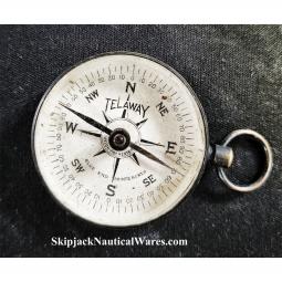 Antique pocket compass TELAWAY