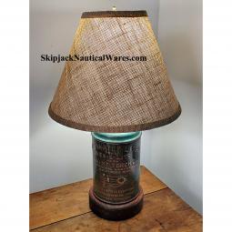 Nautical Table Lamp- THE WATER LIGHT, TRADE RES-Q-LIE, MARK, MARINE TORCH CO BALTIMORE MD