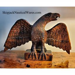 Carved Spread Wing Eagle in the Style of Wilhelm Schimmel