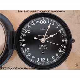 WWII Seth Thomas Type E, 12/24 Hour Clock