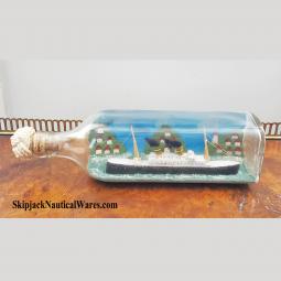 Ship-in-A-Bottle Diorama 'Nieuw Amsterdam', Holland American Lines