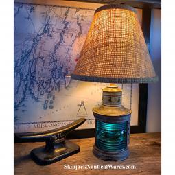 Small Boat Starboard Light Nautical Table Lamp