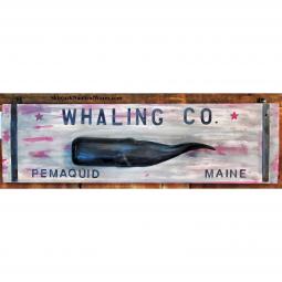 Trade Sign "Whale Co., Pemaquid Maine"