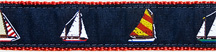 4 Sailboats on navy