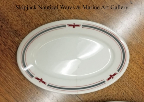 American President Lines small oval plate, circa 1960