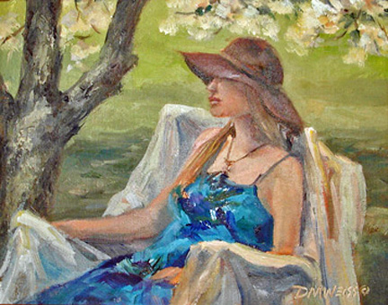 Sunday Afternoon Original Oil Painting By David Weiss Skipjack