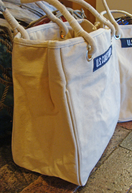 Nautical Boaters Heavy Canvas Tote Bag With Rope Handle Nautical Boaters Heavy Canvas Tote Bag With Rope Handle