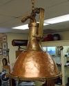 Authentic Copper and Brass Ship's Cargo Light- Nautical Lamps &amp; Lighting