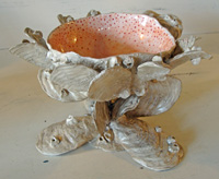 Earthenware Oyster Shell Bowl