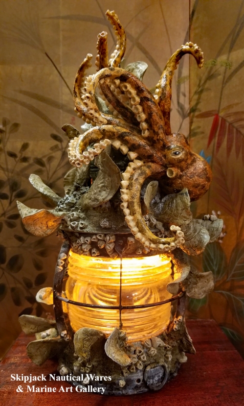 An Under-the-Sea Coastal Lamp Creation by Kevin Collins