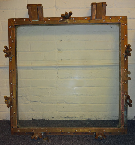 square vintage authentic brass ship 39 s window glass 29 x cube glass window