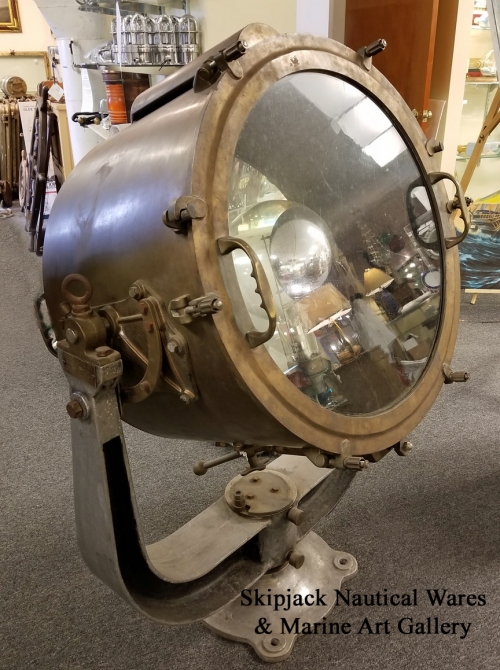 large marine searchlight english glass diam 23 5 how to light fireplace pilot