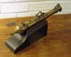 Antique Indonesian Brass Lantaka Cannon, back view