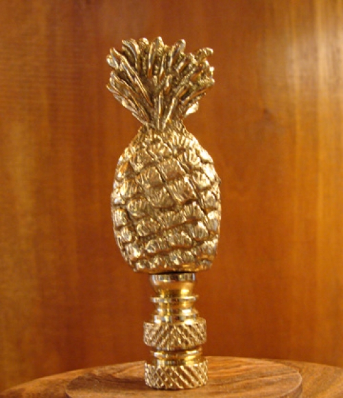 Brass Pineapple Lamp Finial Skipjack Nautical Wares