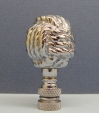 Chrome Monkey's Fist Rope Lamp Finial