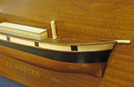 MORGAN Half Hull Model, Maritime Dcor