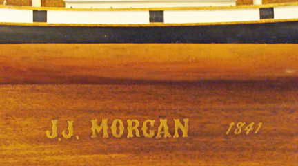 MORGAN Half Hull Model, Maritime Dcor