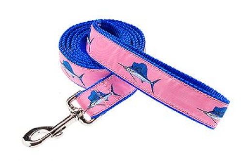 Nautical Dog Leashes, 1.25" wide -- many designs!!