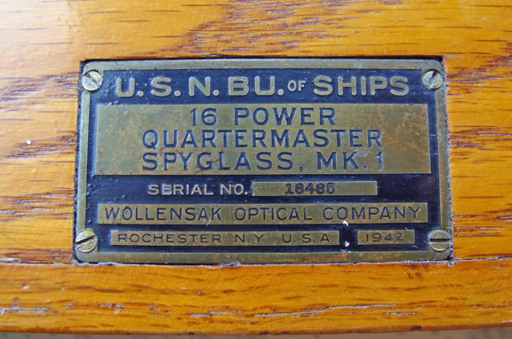 U.S. Navy Quartermaster's Mark 1 Spyglass