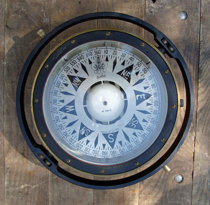 Henry Browne & Son antique ship's Binnacle with Sestrel Compass