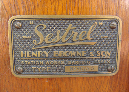 Henry Browne & Son antique ship's Binnacle with Sestrel Compass