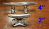 Chrome-Plated Cleat, 4 inch (new)