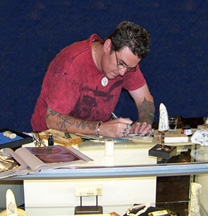 Master Scrimshander Tony Perry