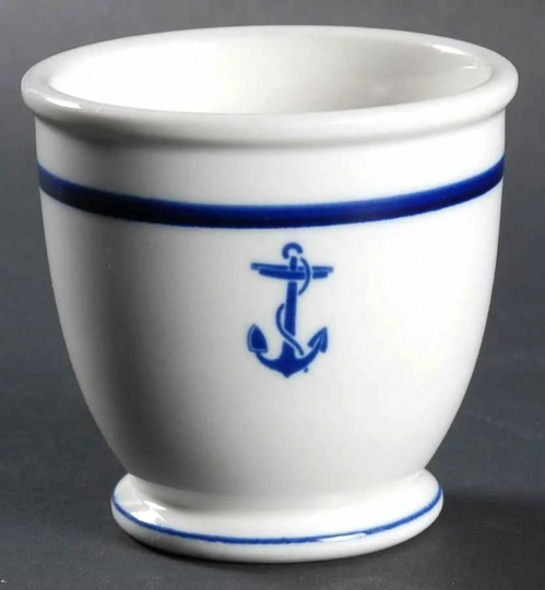 U.S. Navy Wardroom single egg cup (vintage)