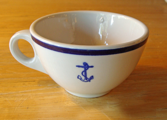 Navy Coffee Mug The Table U S Navy Wardroom China Formal Tea Or Coffee Cup Vintage