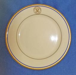U.S. Department of the Navy china bread plate; 5-1/2" diam. (vintage)