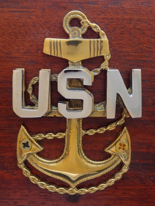 Chiefs Mess Brass Door Sign Maritime Ships Plaque Ship Wall Decor US Navy Gift 