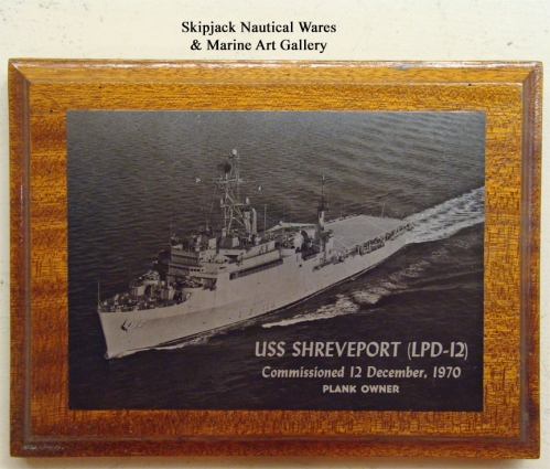USS Shreveport (LPD-12) Owner Plank