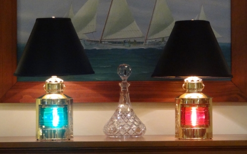 Port *or* Starboard Lantern Table Lamp (new)