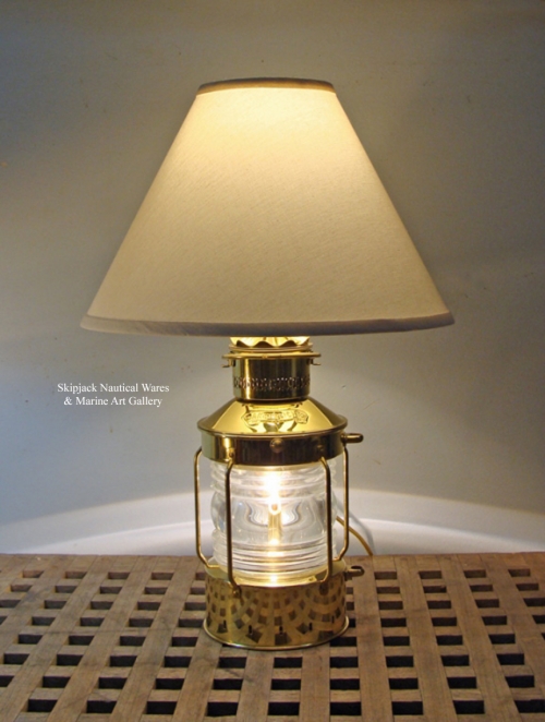 Nautical Table Lamps Skipjack Wares Nautical Table Lamps Skipjack, Nautical Brass Table Lamps