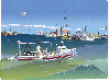 &quot;Workboat, Tangier Island,&quot; Digital Serigraph Print by Sam LaFever