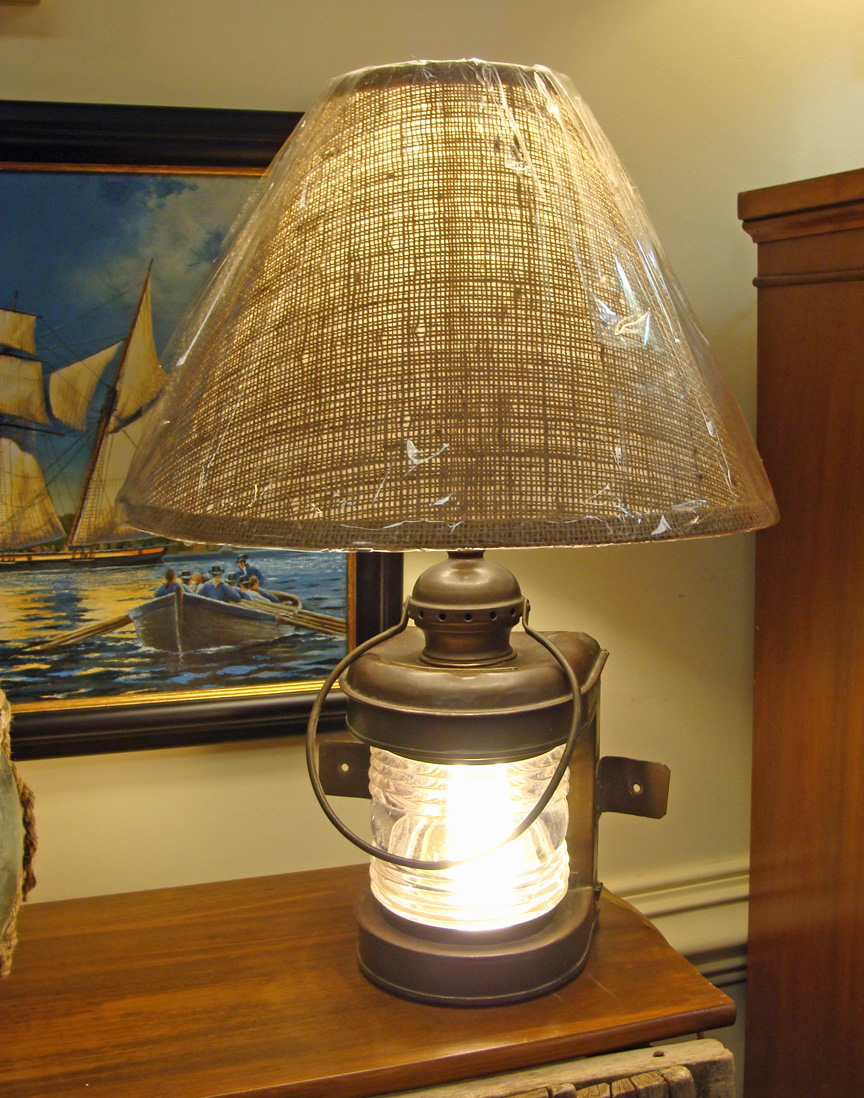 Antique Boat Bow Light Table Lamp Skipjack Nautical Wares Here For Enlarged View