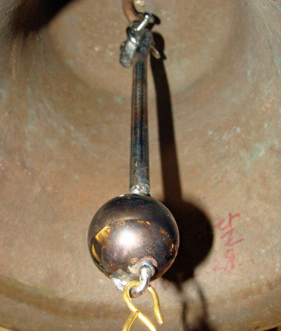 Handcrafted Replacement Bell Clapper for Large Bells, clapper