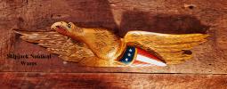 Vintage Bellamy Style Carved Wood Eagle